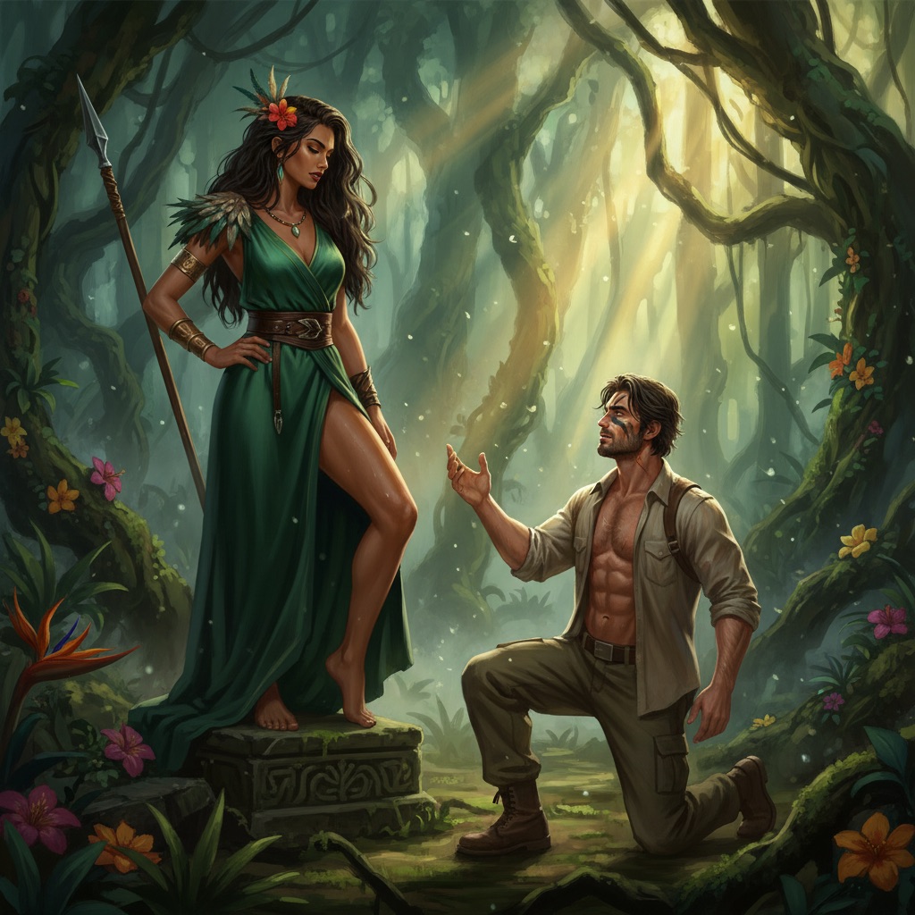 Emotional story scene